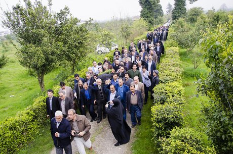 پیکر منوچهر ستوده به خاک سپرده شد